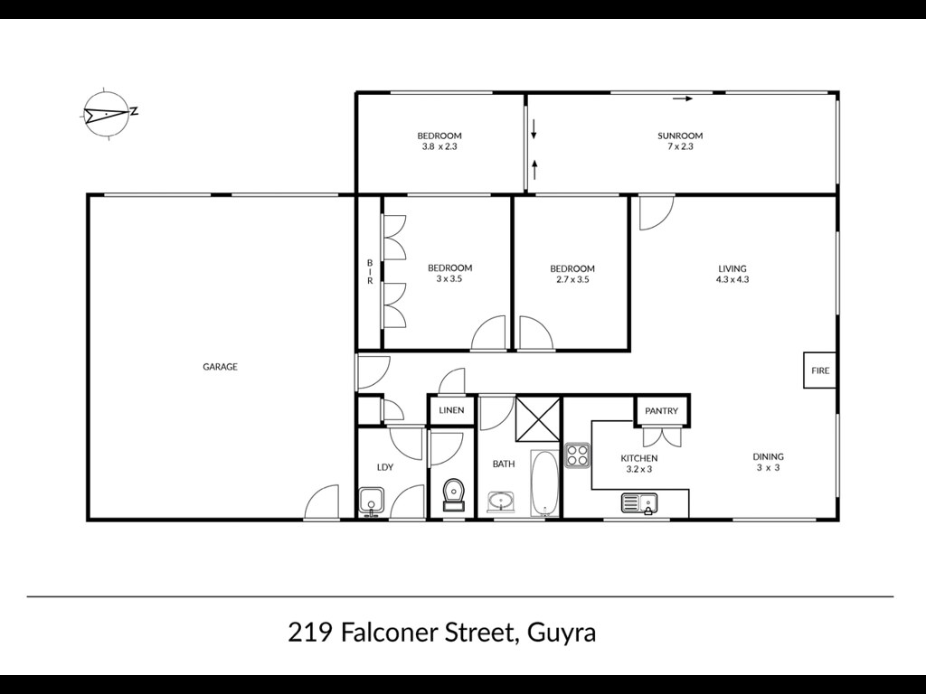 219 Falconer Street, Guyra NSW 2365 floorplan