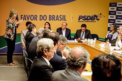 29/11/18 - Reunião de boas-vindas promovida pelo presidente do PSDB Nacional, Geraldo Alckmin