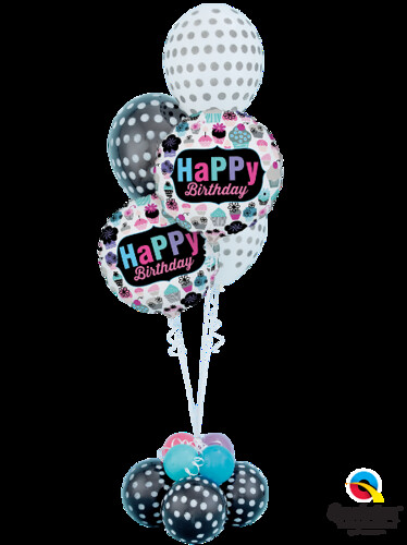 Birthday Cupcakes & Polka Dots