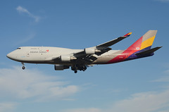 Asiana Cargo 747-48E(BDSF) (HL7413) LAX Approach 2