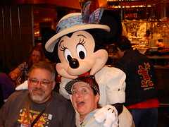 Tracey and Scott with Minnie Mouse • <a style="font-size:0.8em;" href="http://www.flickr.com/photos/28558260@N04/46047726681/" target="_blank">View on Flickr</a>