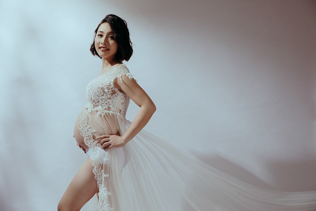 台南孕婦寫真｜就算懷著身孕，也要讓你穿起禮服不失女人的時髦味