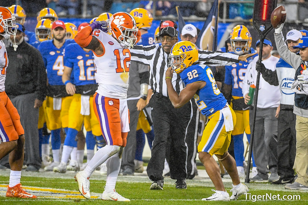 Clemson Football Photo of kvonwallace and pittsburgh