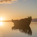 22349-motueka shipwreck sunrise