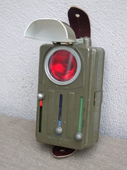 Vintage My Day Red / Green / Blue Battery Operated  Military or Railway Signal Lamp
