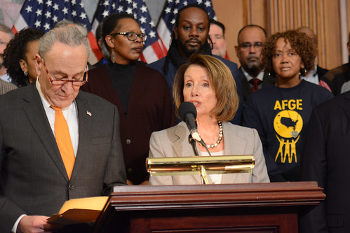 #StoptheShutdown Press Conference with Speaker Pelosi and Senator Schumer, From FlickrPhotos