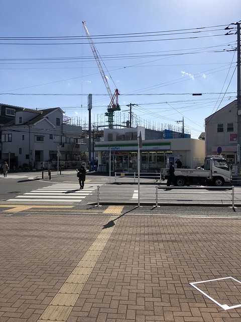 現地見てきました。日吉本町駅から見た現地...