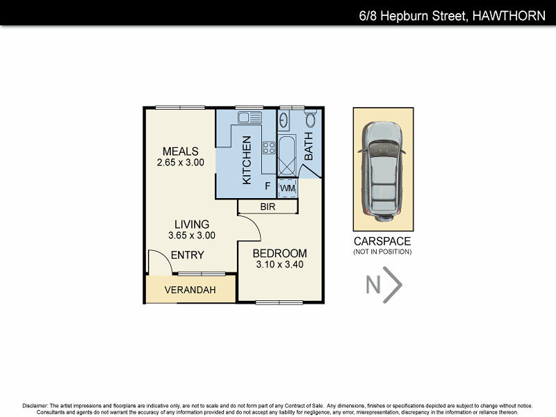 6/8 Hepburn Street, Hawthorn VIC 3122 floorplan