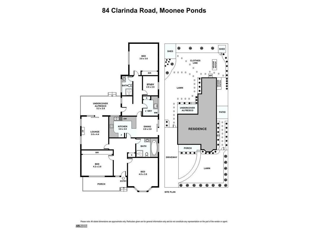 84 Clarinda Road, Moonee Ponds VIC 3039 floorplan