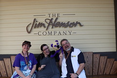 Scott and Tracey with a Muppet at the Jim Henson Studio • <a style="font-size:0.8em;" href="http://www.flickr.com/photos/28558260@N04/45803282001/" target="_blank">View on Flickr</a>