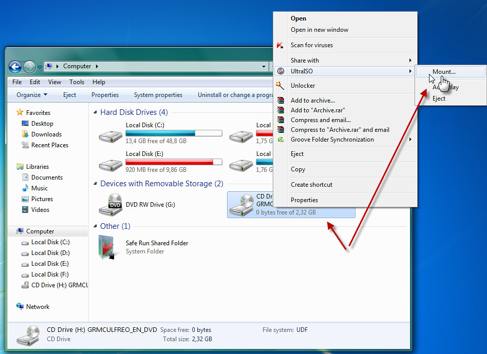 Hướng dẫn cài Windows 7 từ ổ cứng HDD bằng ổ đĩa ảo